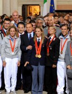 I medagliati azzurri al Quirinale