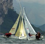 Melges 24 e Dolphin 81 nell'invernale del Garda