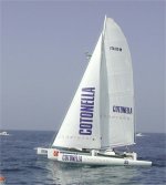 Il trimarano Cotonella bloccato dal mal tempo
